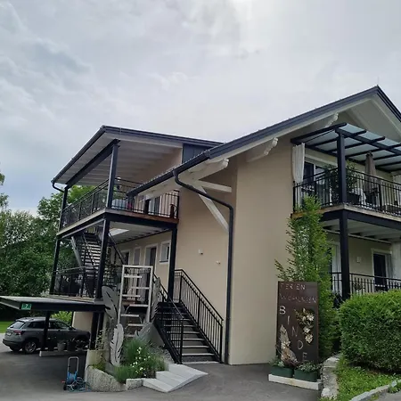 Ferienwohnung Binder Hubertusstrasse Velden am Woerthersee Exterior photo